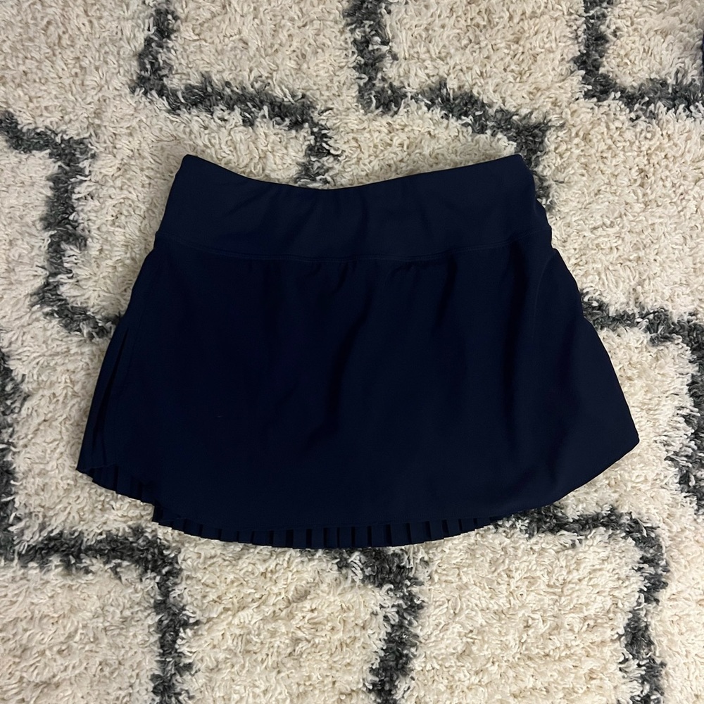 Navy Pleated Tennis Skirt